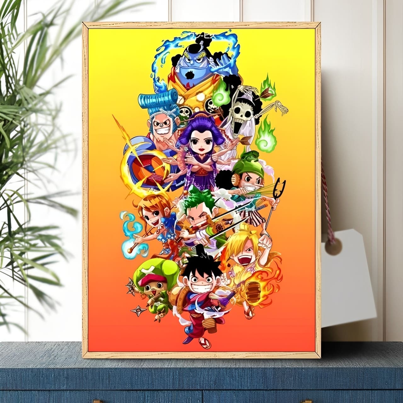 tableau toile one piece mugiwara tiny wano 1