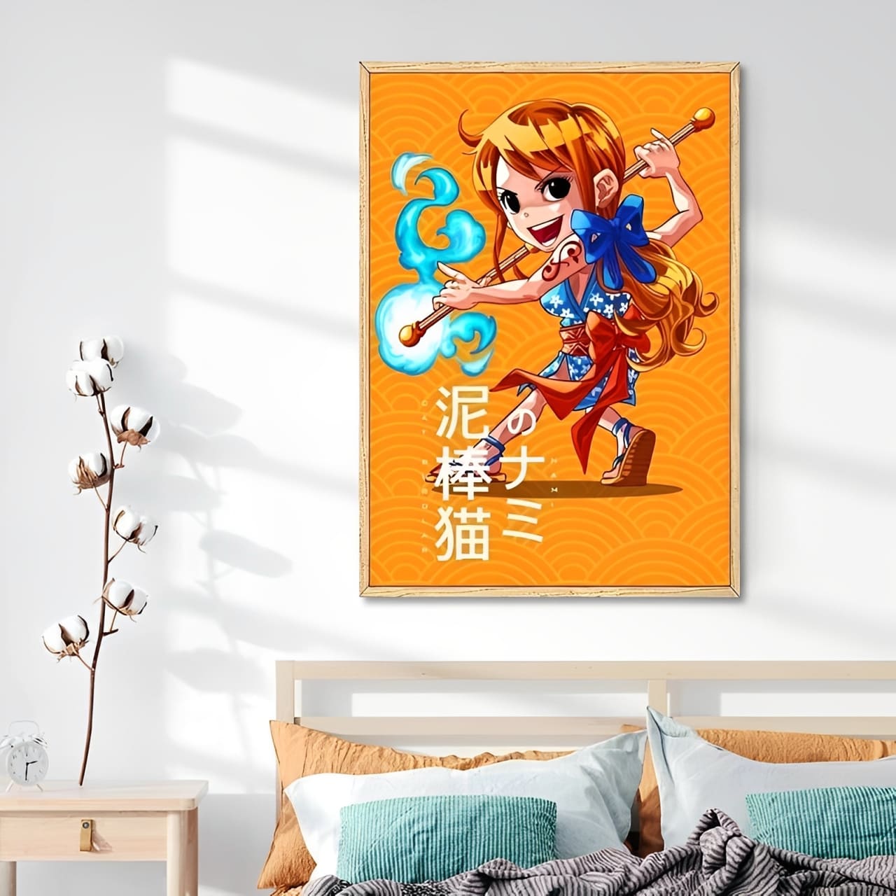 tableau toile one piece nami tiny wano 2