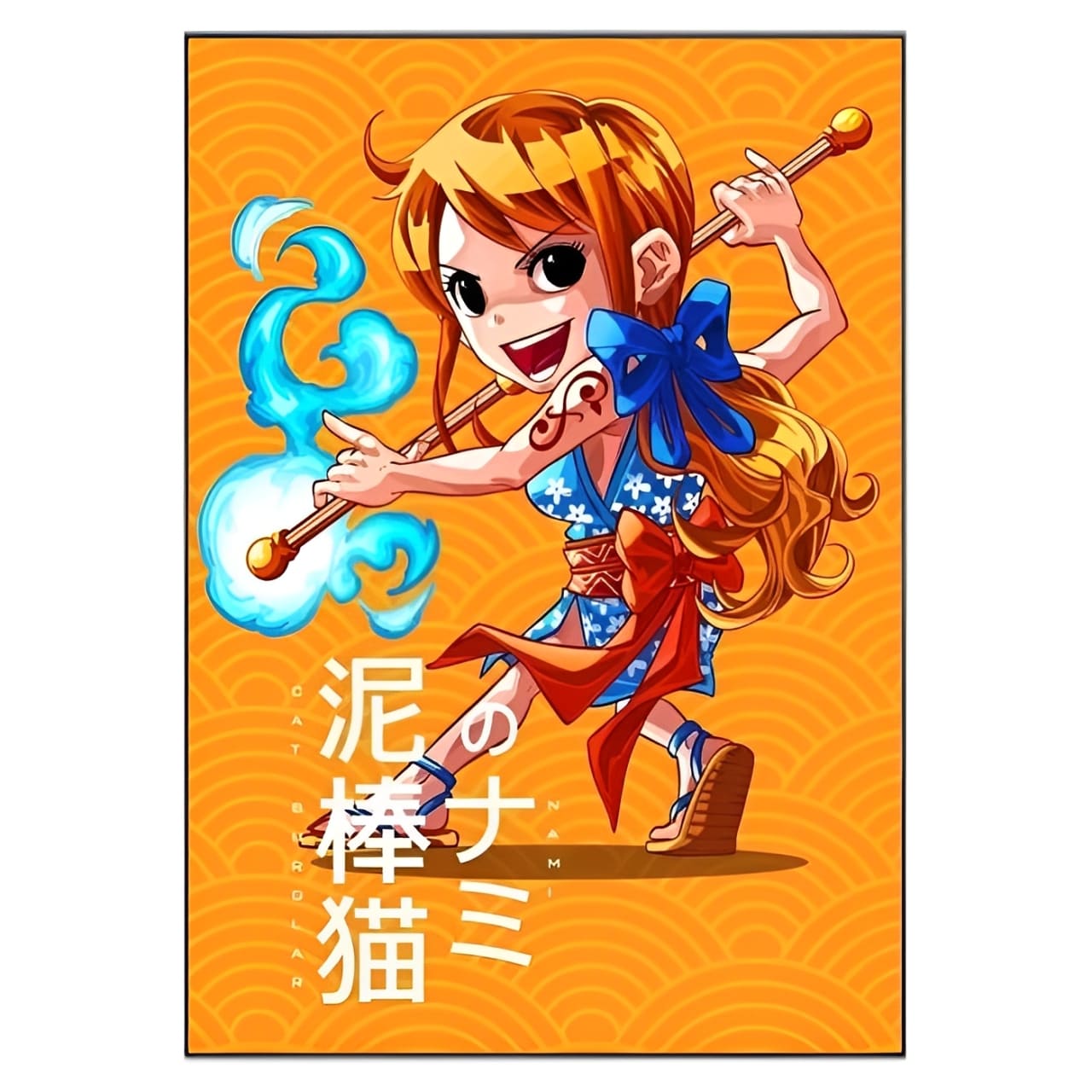 tableau toile one piece nami tiny wano 3