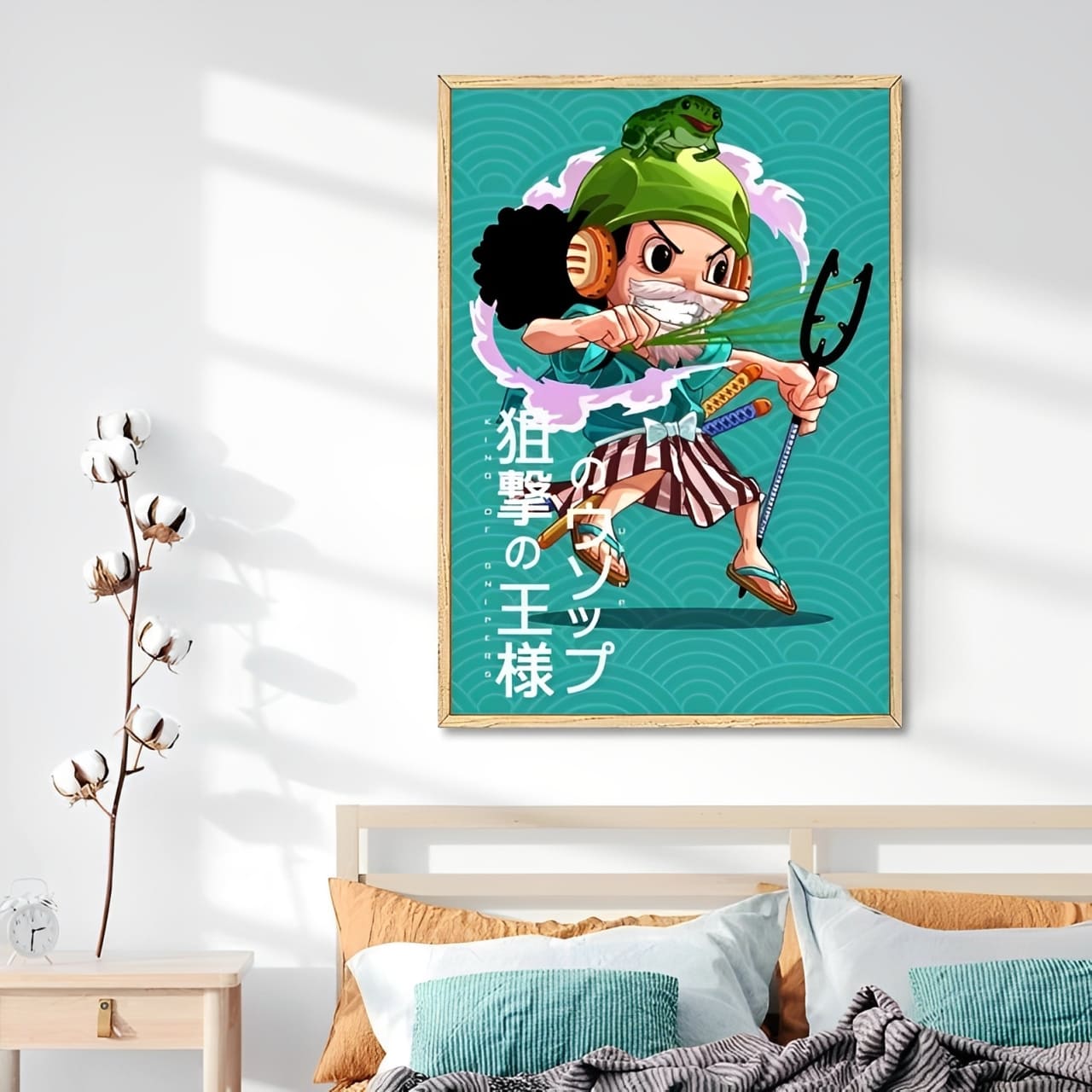 tableau toile one piece usopp tiny wano 2