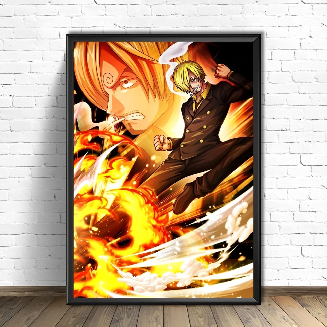 tableau toile one piece vinsmoke sanji 1