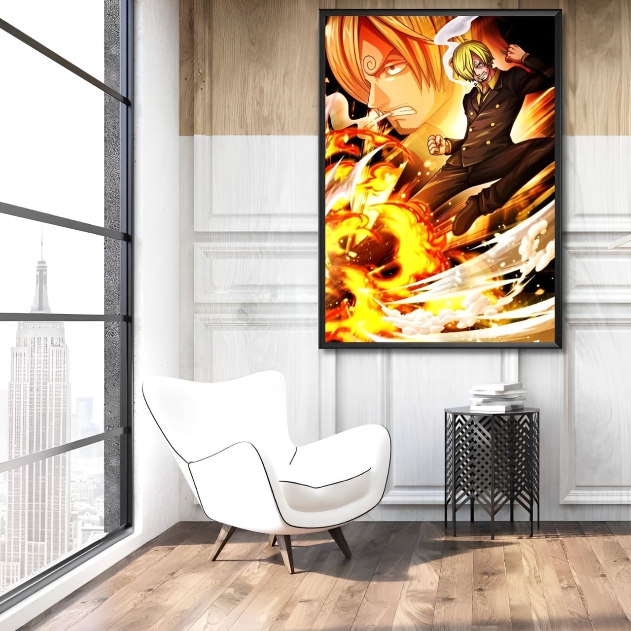 tableau toile one piece vinsmoke sanji 2