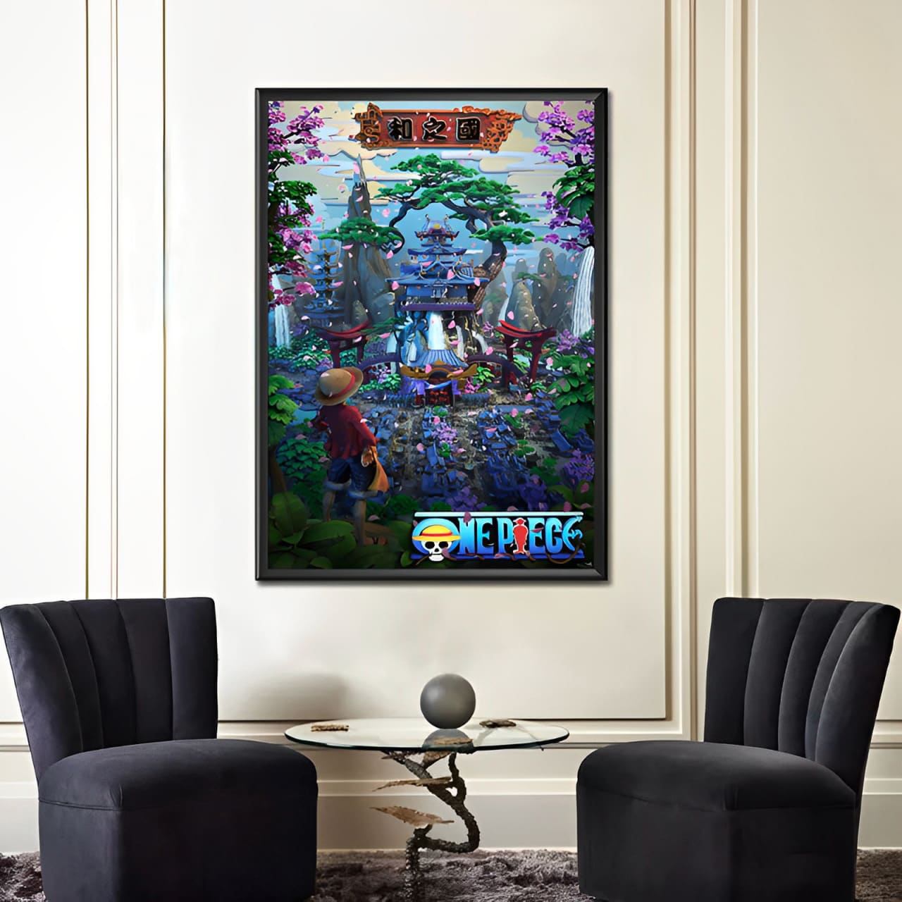 tableau toile one piece luffy wano kuni 2