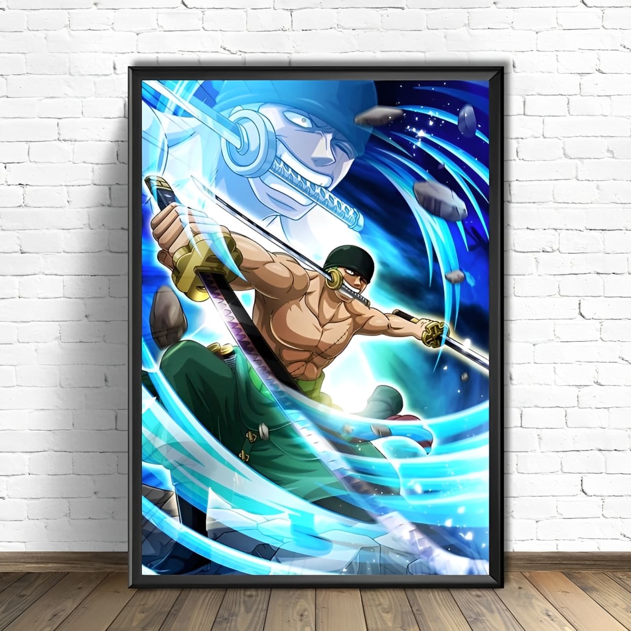 tableau toile one piece roronoa zoro calibre 1