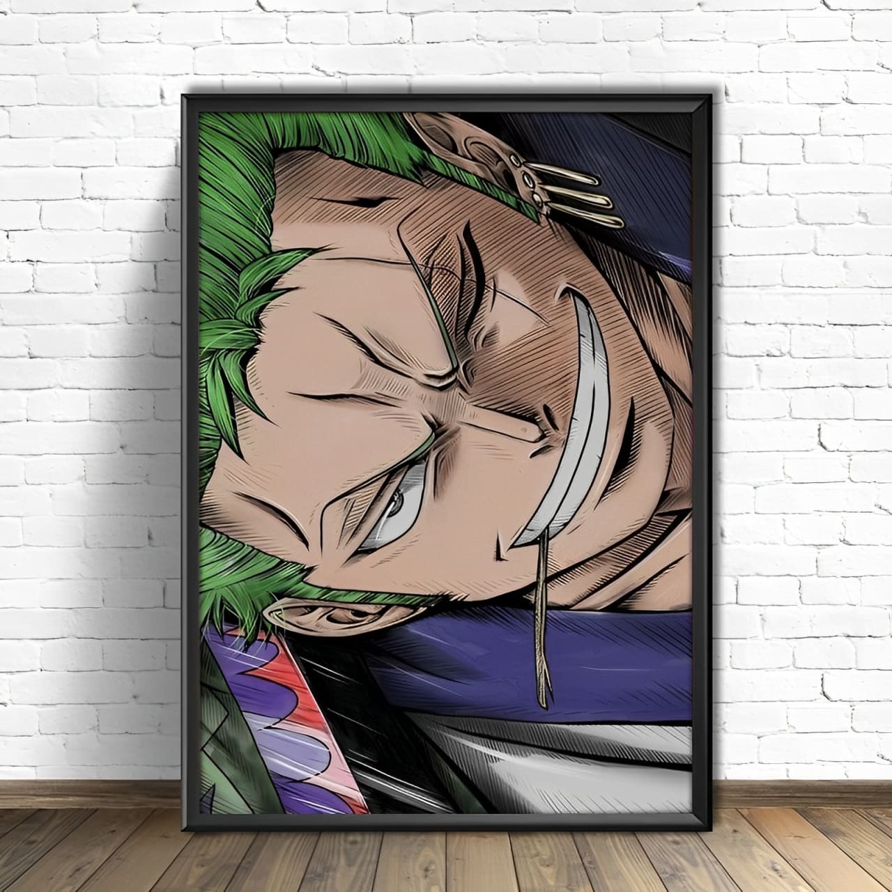 tableau toile one piece roronoa zoro wano kuni 1