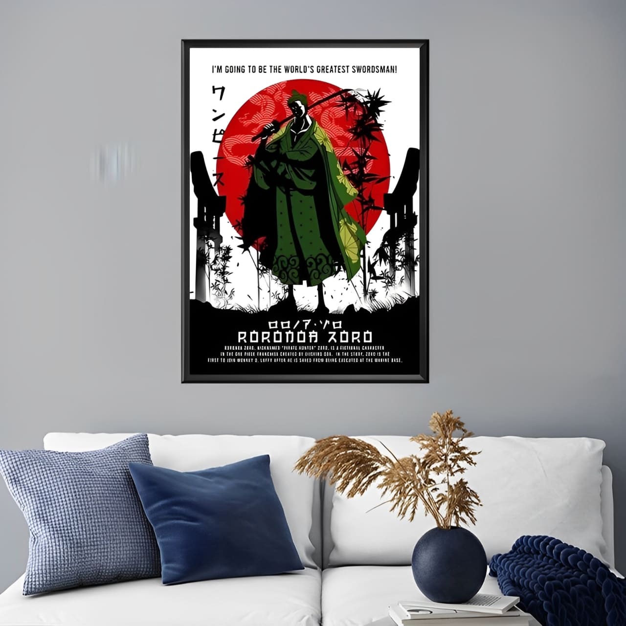 tableau toile one piece zorojuro wano 2