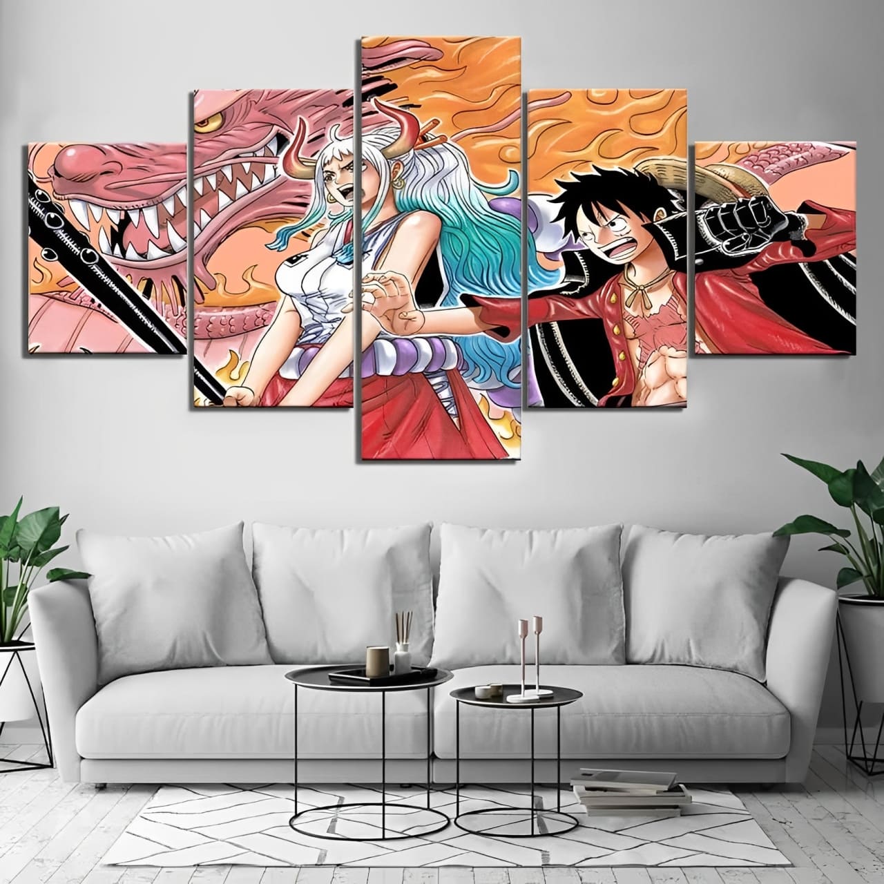 tableau one piece luffy yamato momonosuke 2