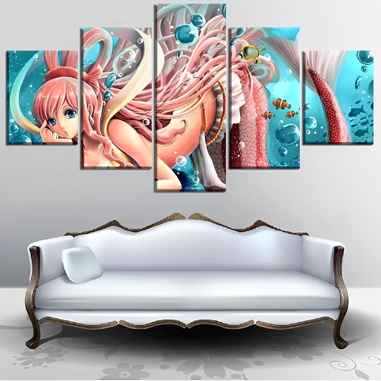 tableau toile one piece 5 parties princesse sirene shirahoshi 1
