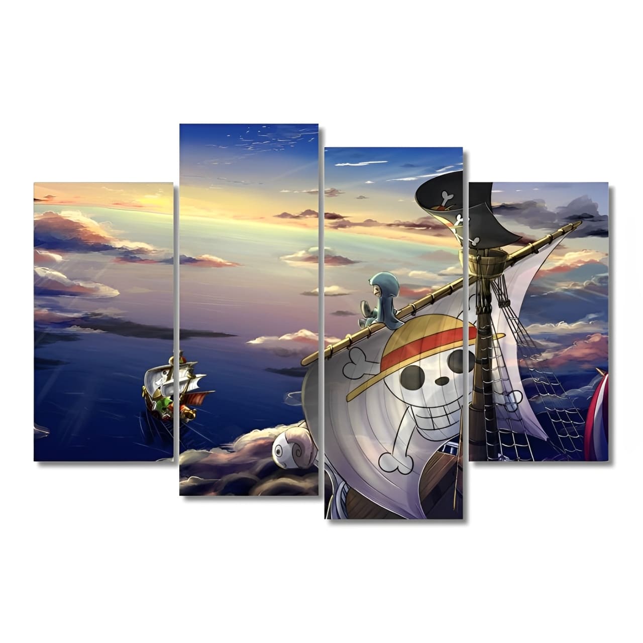 tableau toile one piece 4 parties vogue merry 3