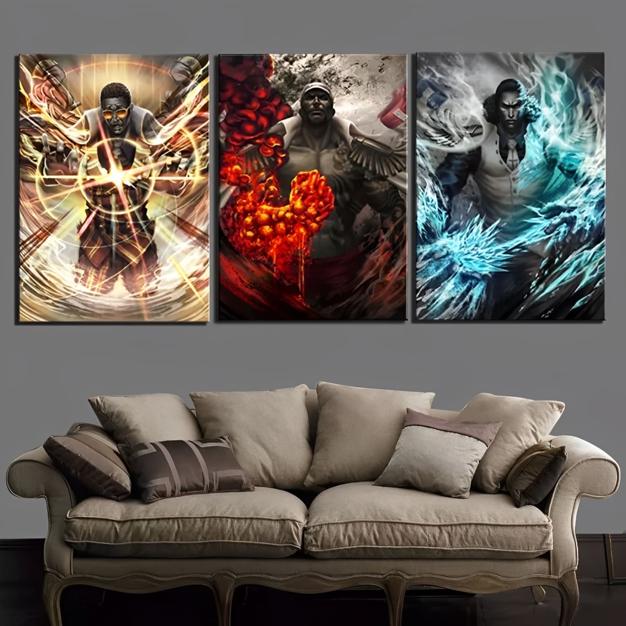 tableau toile one piece 3 parties amiraux logia 2