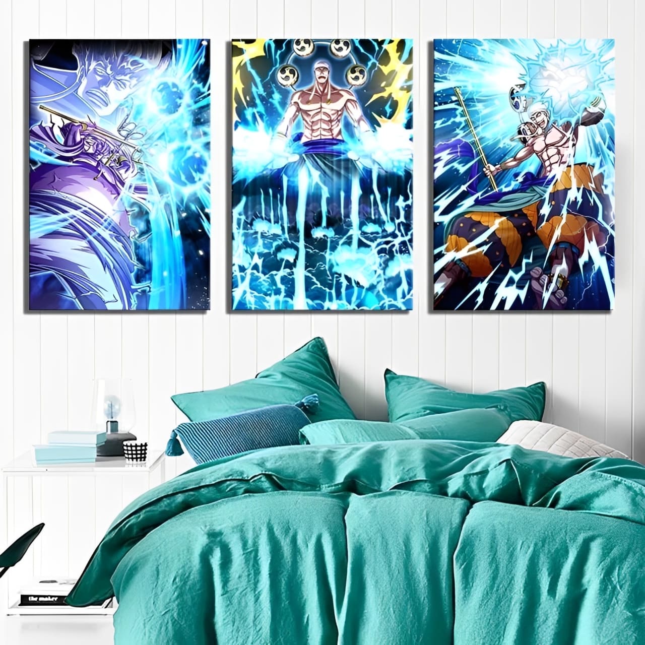 tableau toile one piece 3 parties ener lightning 2