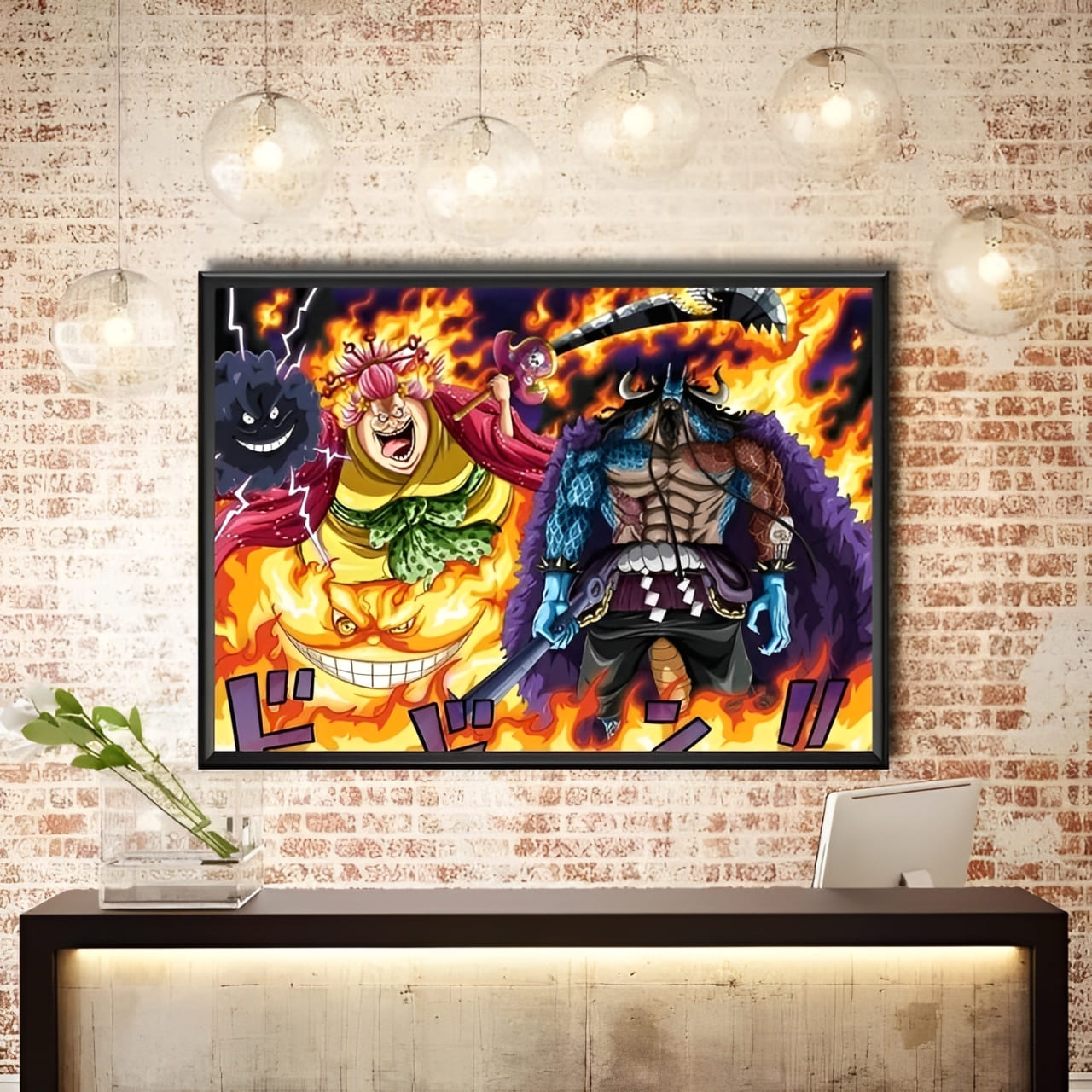 tableau toile one piece kaido big mom 2
