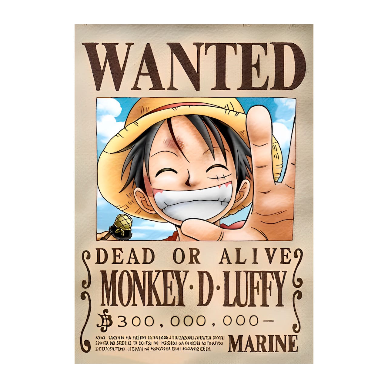 avis recherche one piece luffy enies lobby