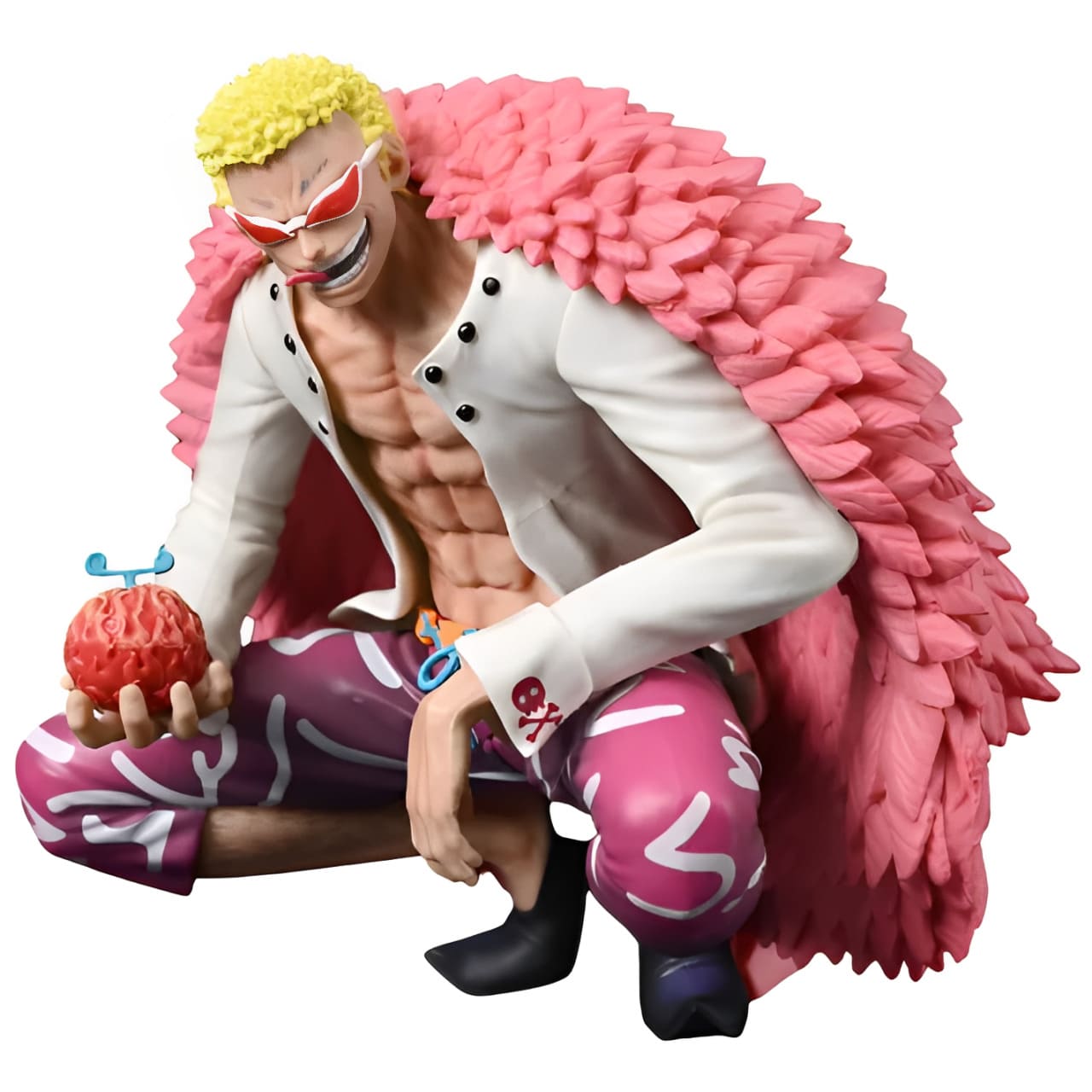 figurine one piece doflamingo mera no mi fruit demon