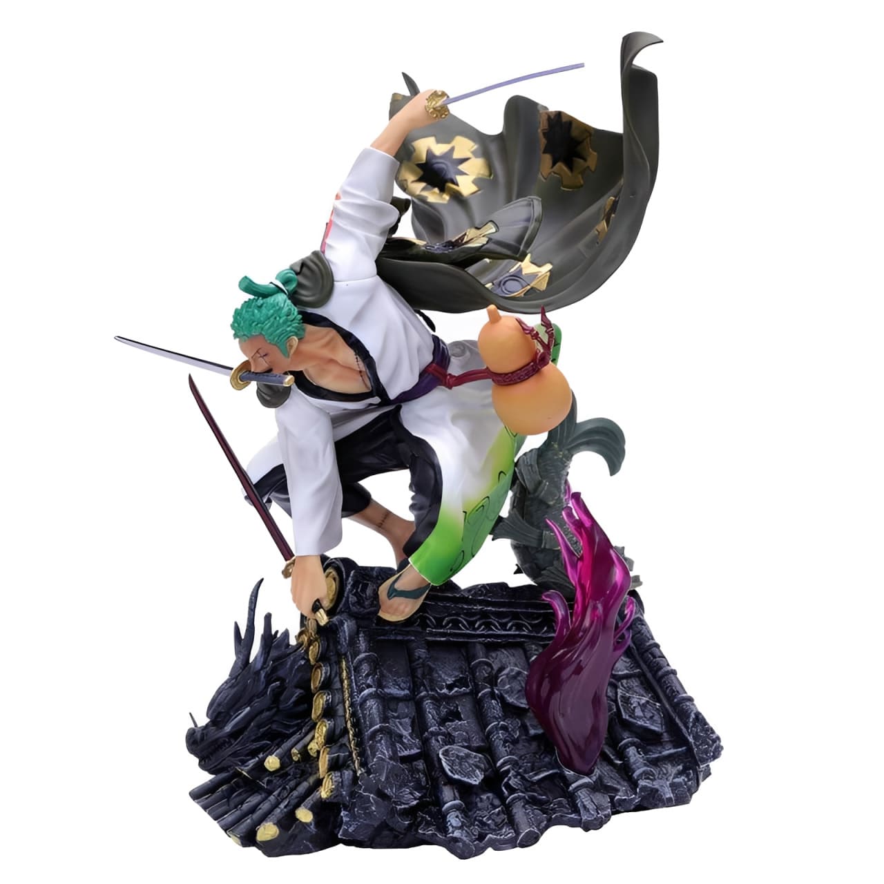 figurine one piece rornoa zoro wano kuni haki sabre cape 2