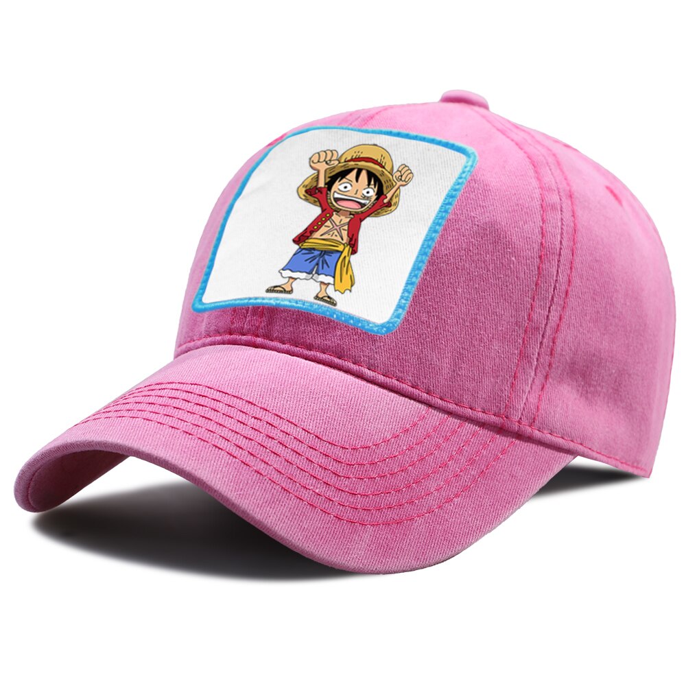 casquette one piece luffy happy rose