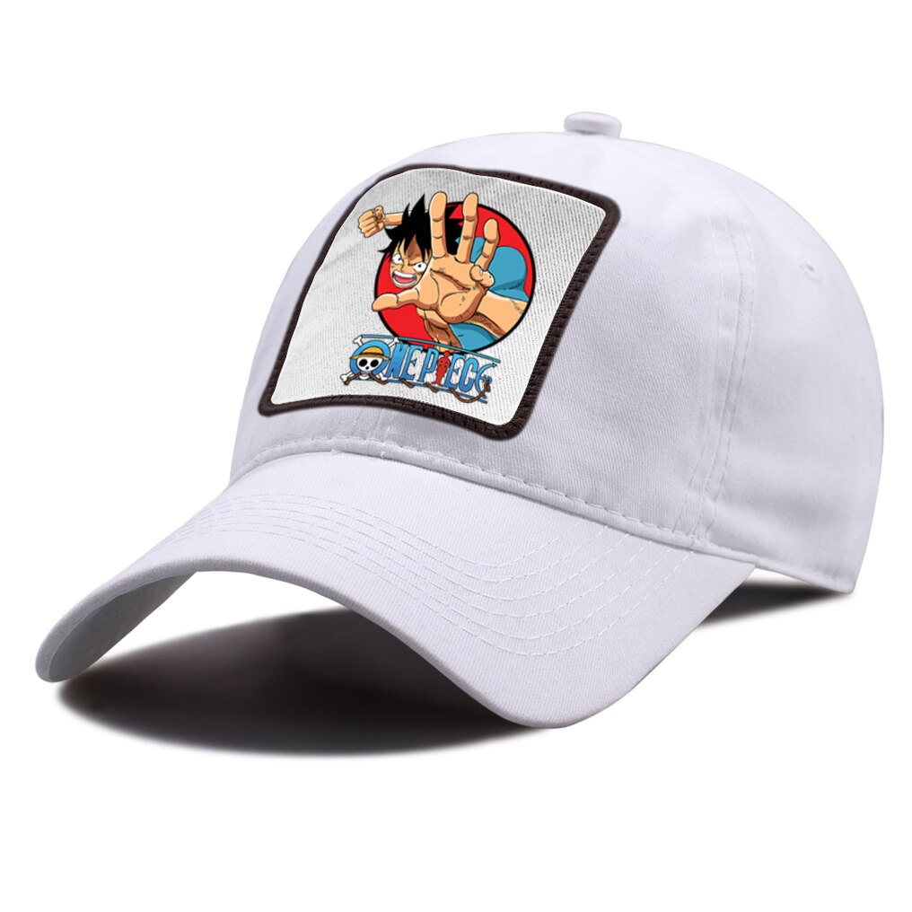 casquette one piece luffy attaque blanche