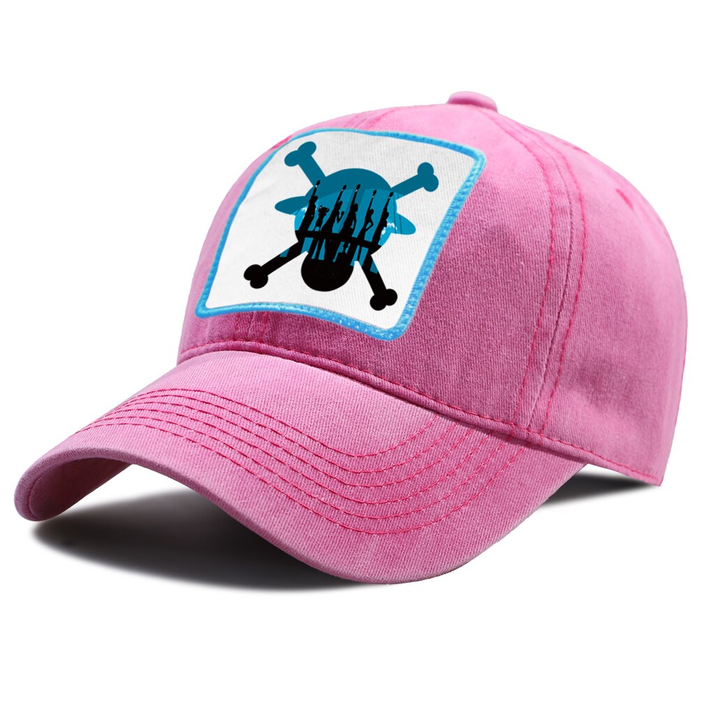 casquette one piece crâne mugiawara rose