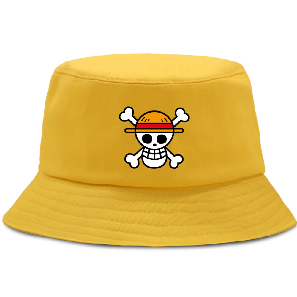 Bonnet Noir One Piece Logo Jaune - Vultech