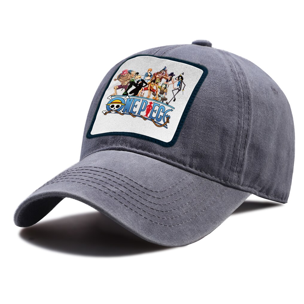 casquette one piece strawhat crew grise