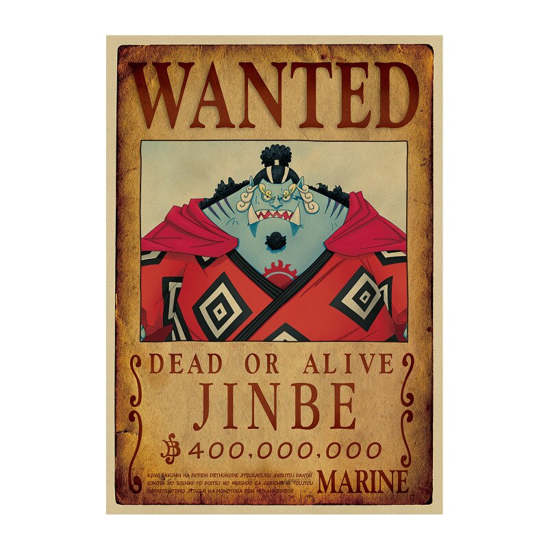Affiche Wanted One Piece Jinbe
