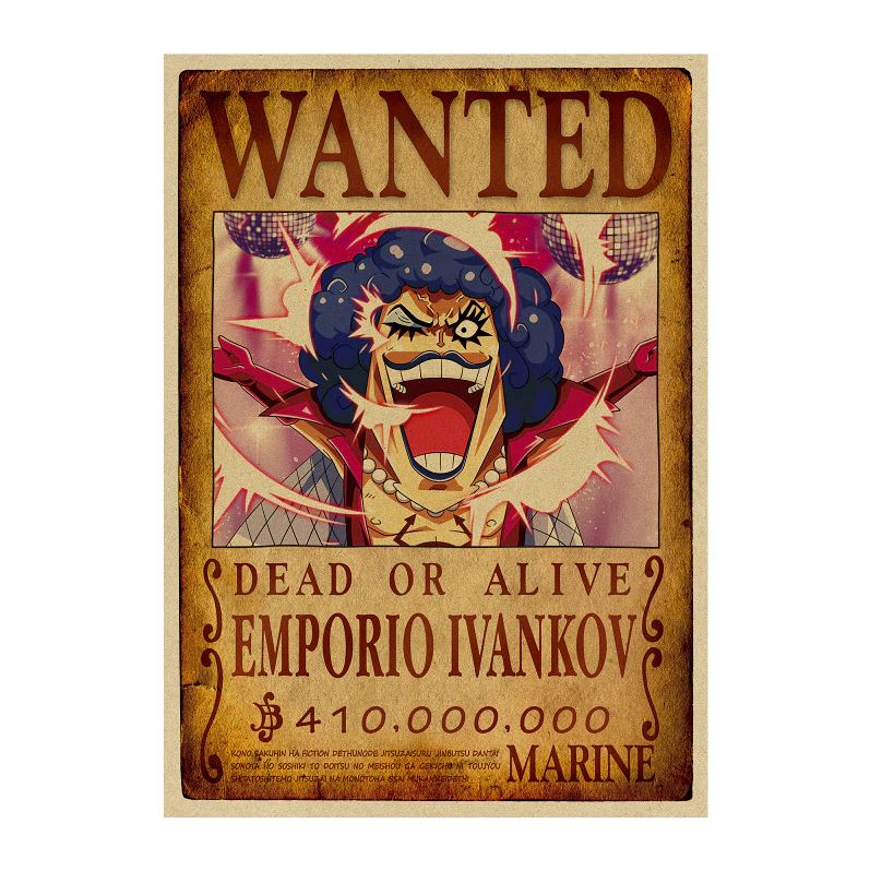 Affiche Wanted One Piece Emporio Ivankov