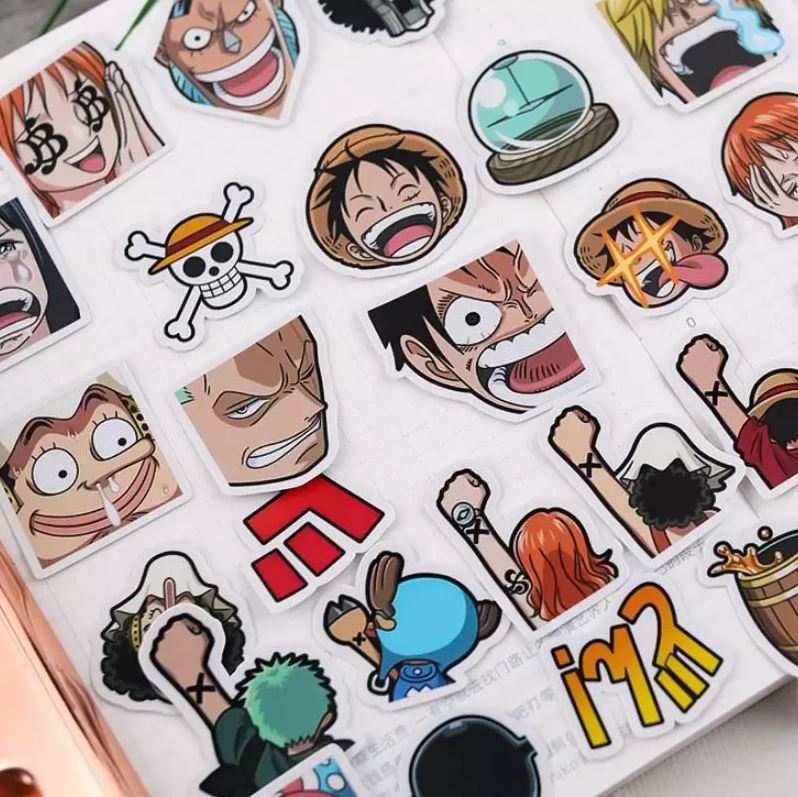 autocollants pack faces one piece 2