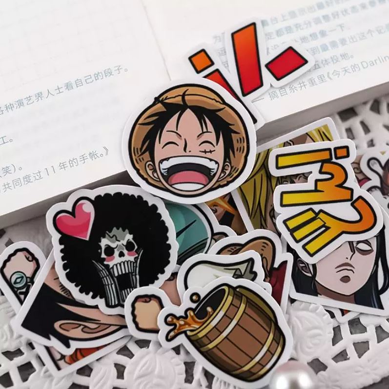 autocollants pack faces one piece 5