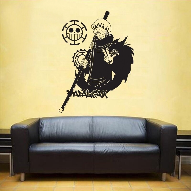 stickers mural law 2 one piece 1