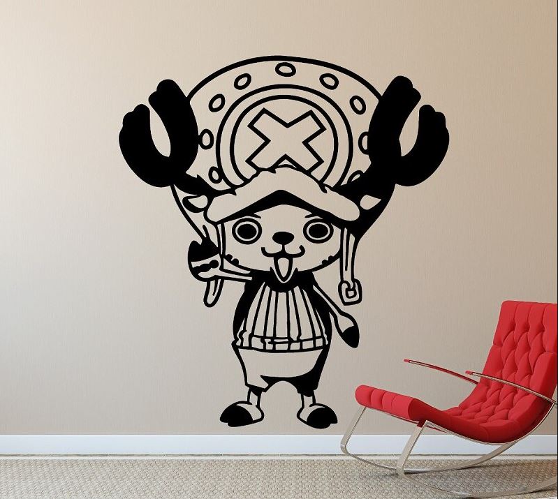 stickers mural tony chopper 2 one piece