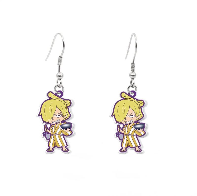 boucles oreilles wano one piece sanji