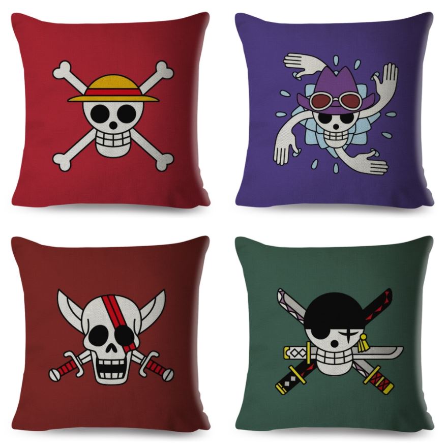 taie oreiller jolly roger one piece 3