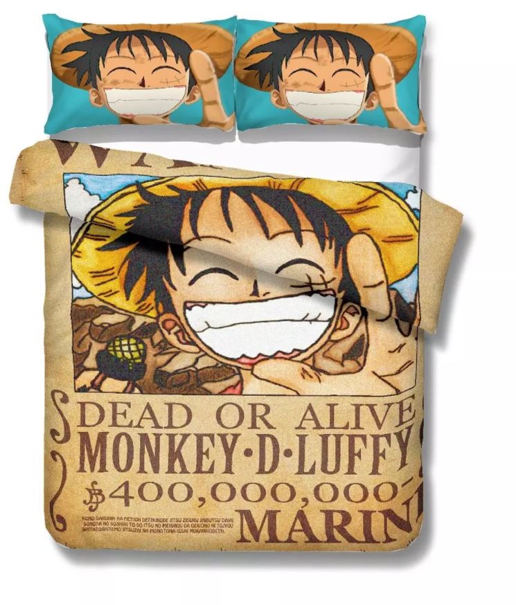 parure lit wanted luffy one piece 2