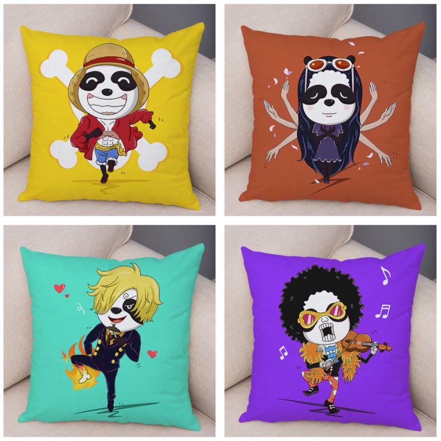 housse coussin mugiwara panda one piece 3