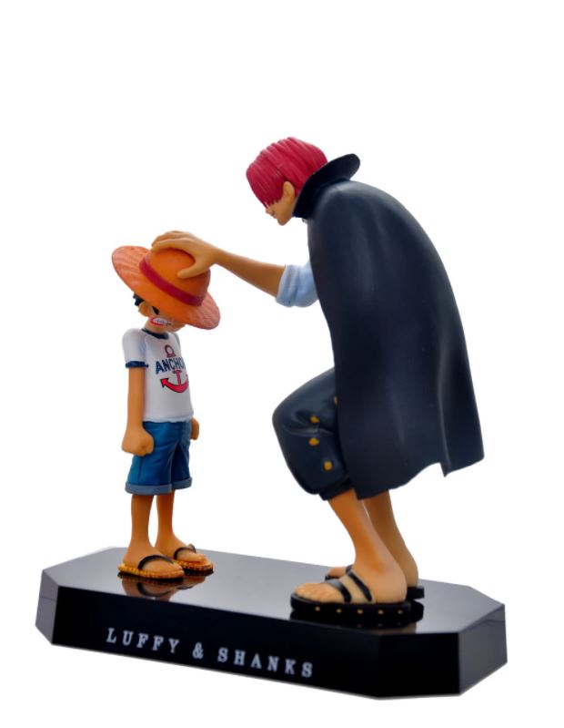 figurine one piece luffy shanks commencement 2