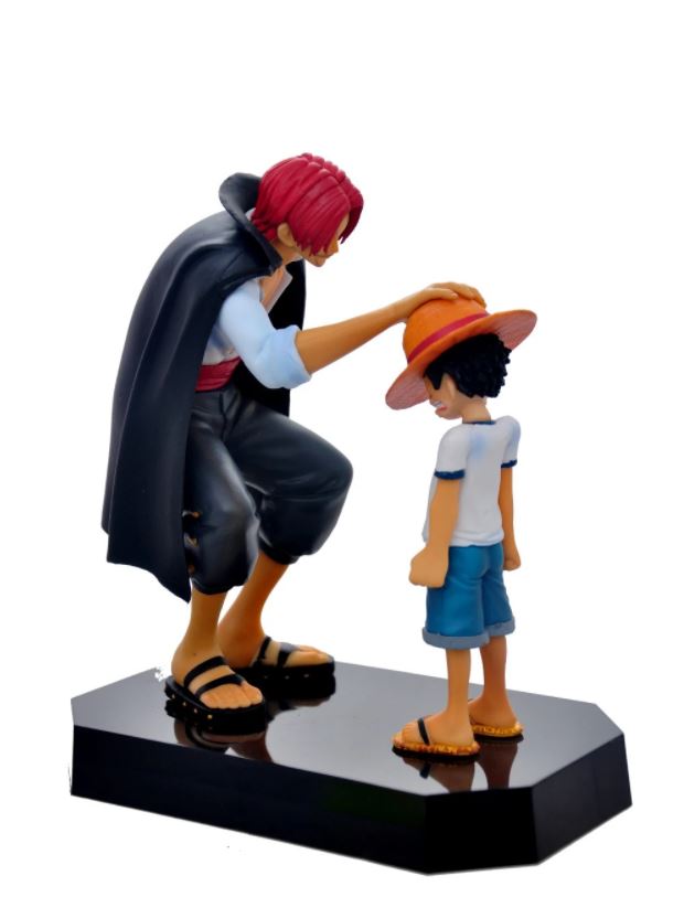 figurine one piece luffy shanks commencement 3