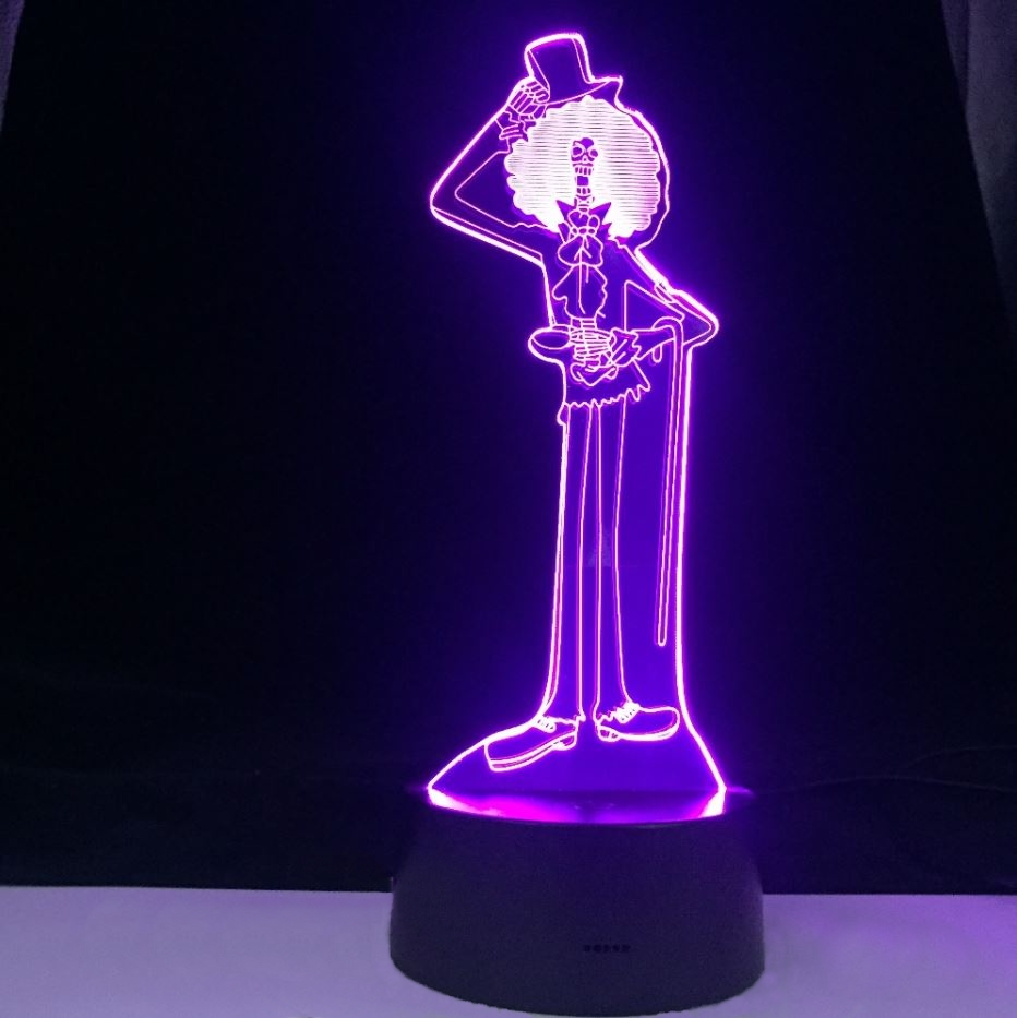 lampe 3d one piece brook violet