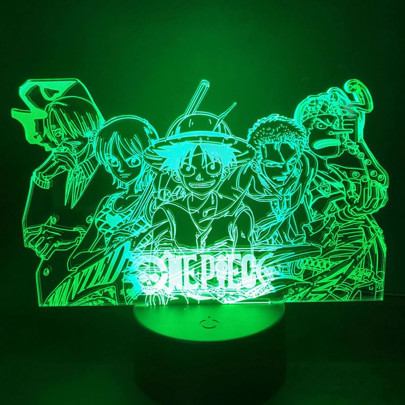 lampe 3d one piece mugiwara 2 vert