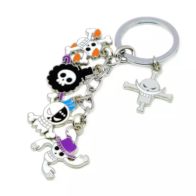 porte cles one piece five jolly roger 4