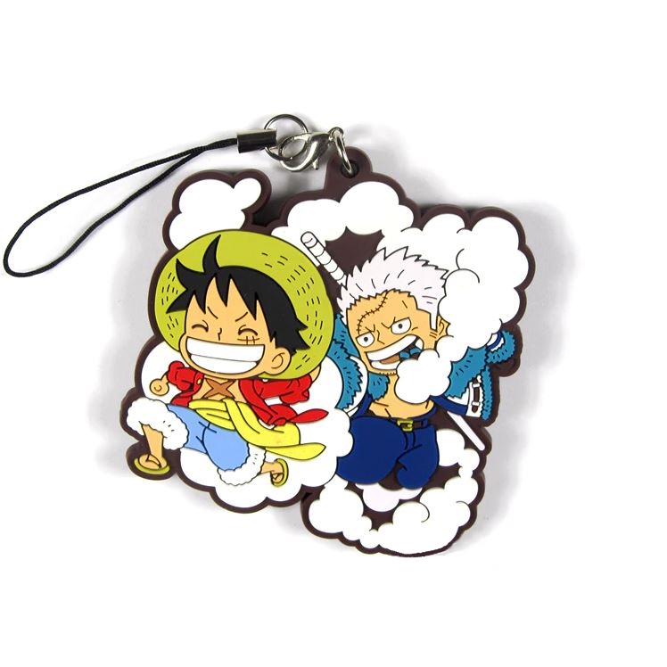 Porte-Clés One Piece Luffy & Smoker