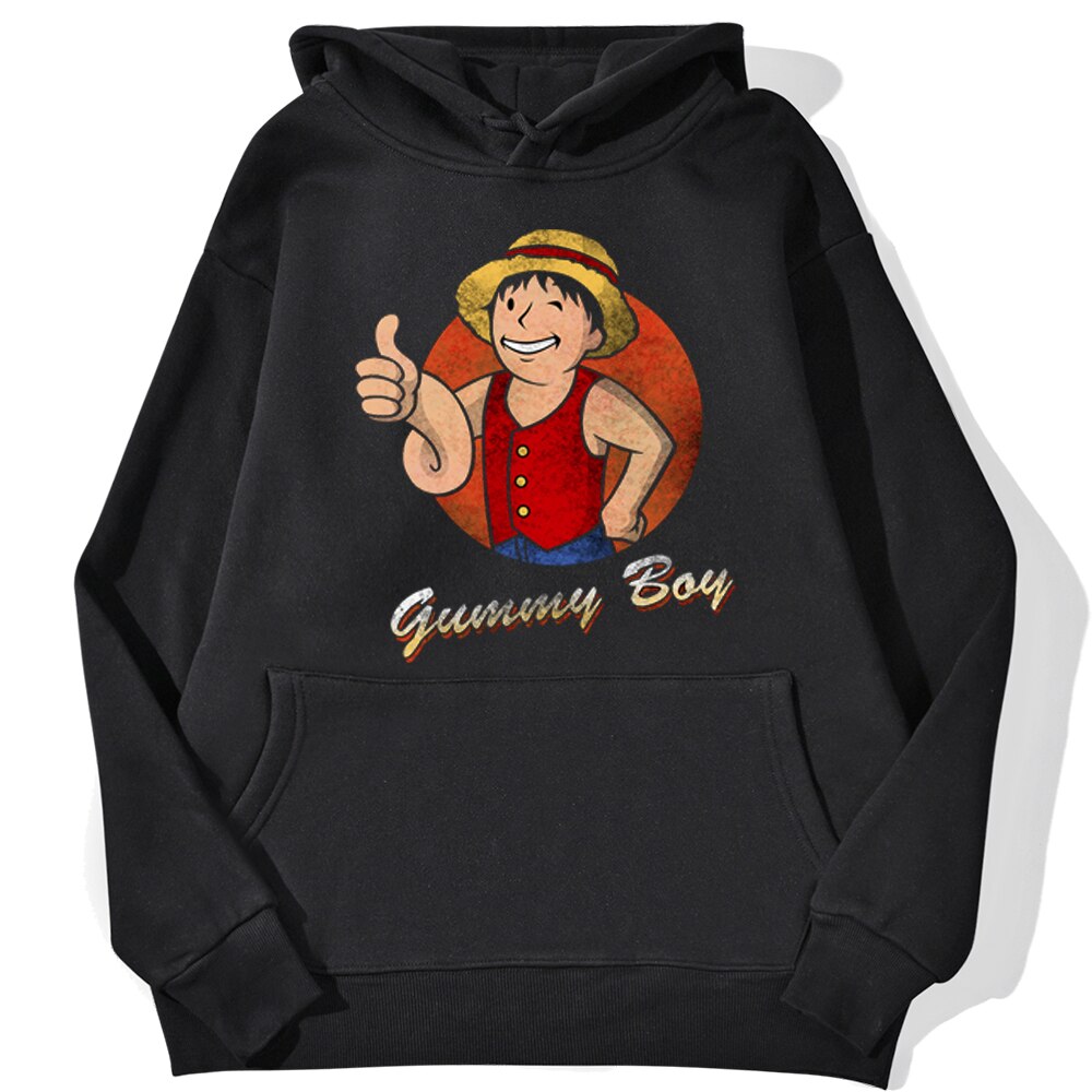 sweatshirt hoodie one piece gummy boy noir