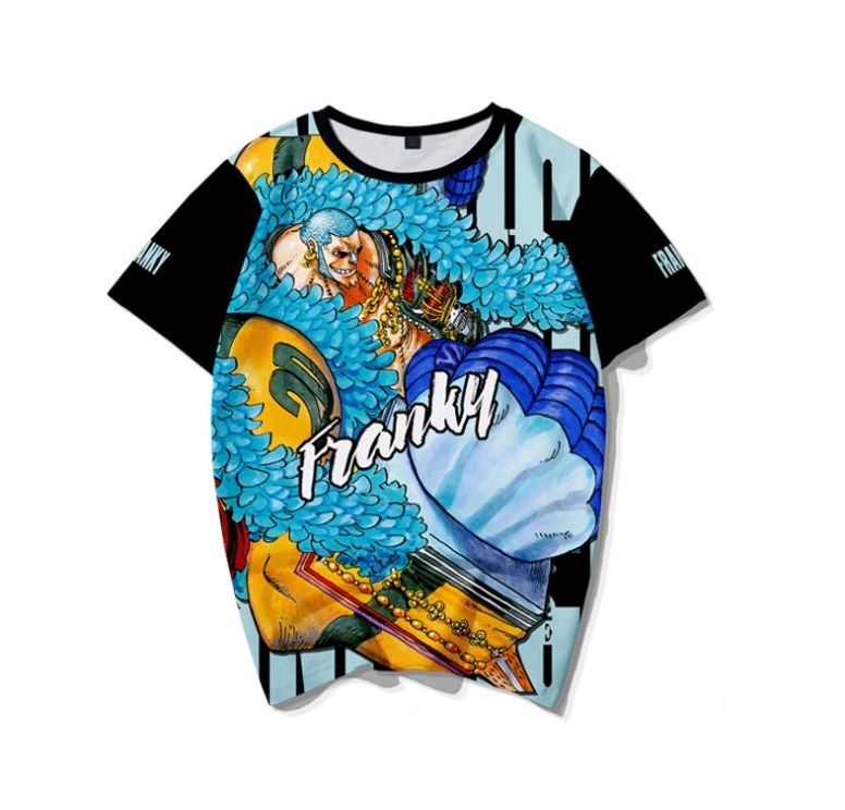 t shirt one piece wanted franky 2