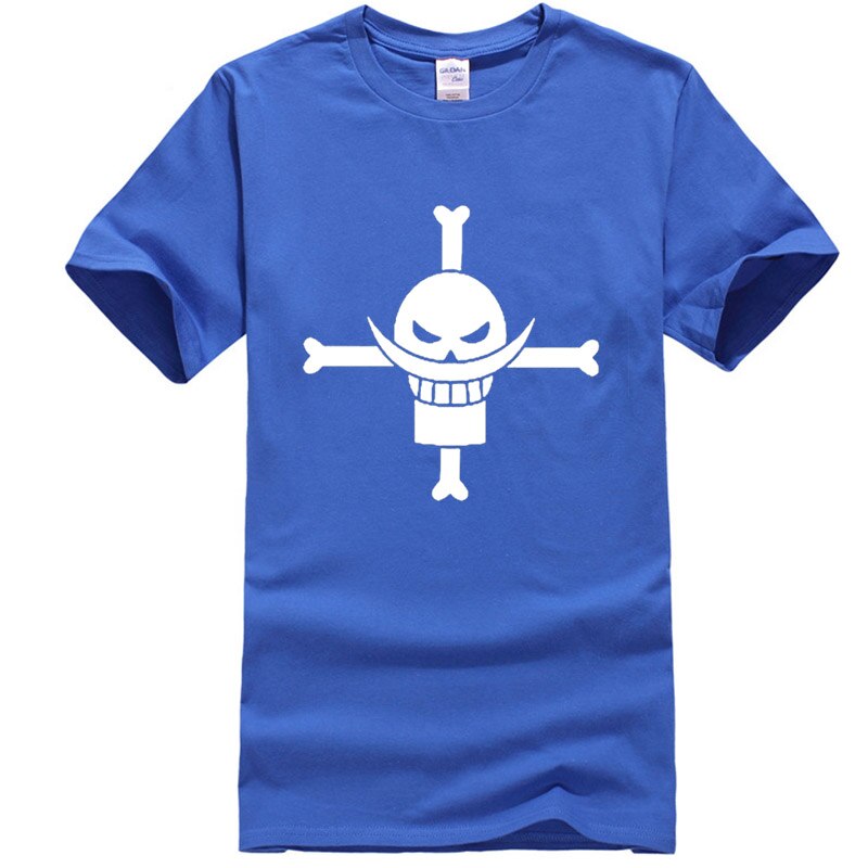 t shirt one piece barbe blanche bleu