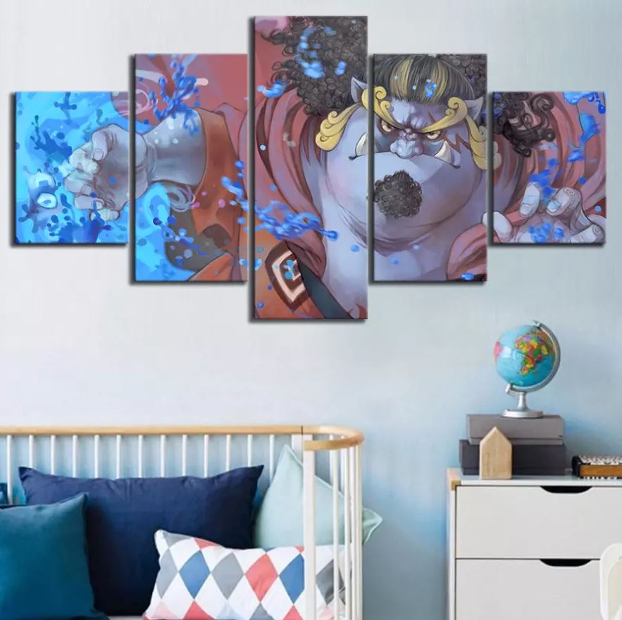 tableau toile one piece 5 parties jinbe 1