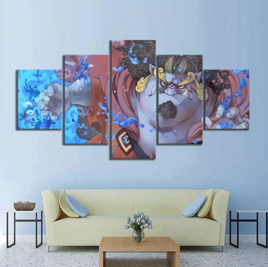 tableau toile one piece 5 parties jinbe 2
