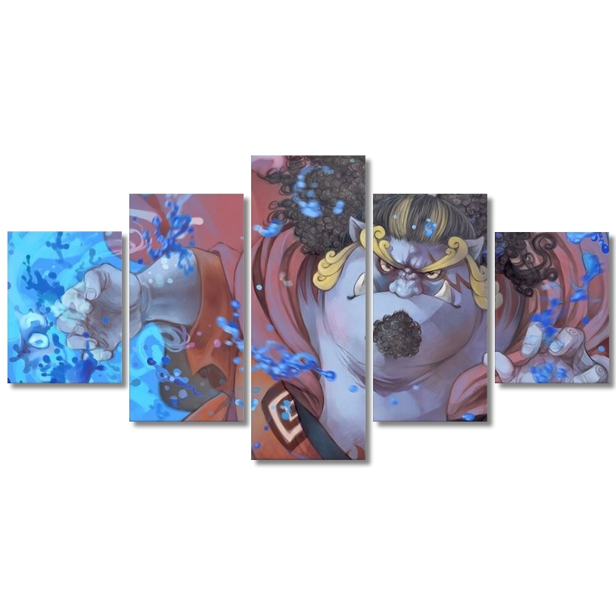 tableau toile one piece 5 parties jinbe 3