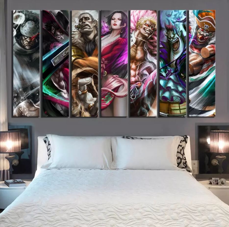 tableau toile one piece 7 parties grands corsaires 2