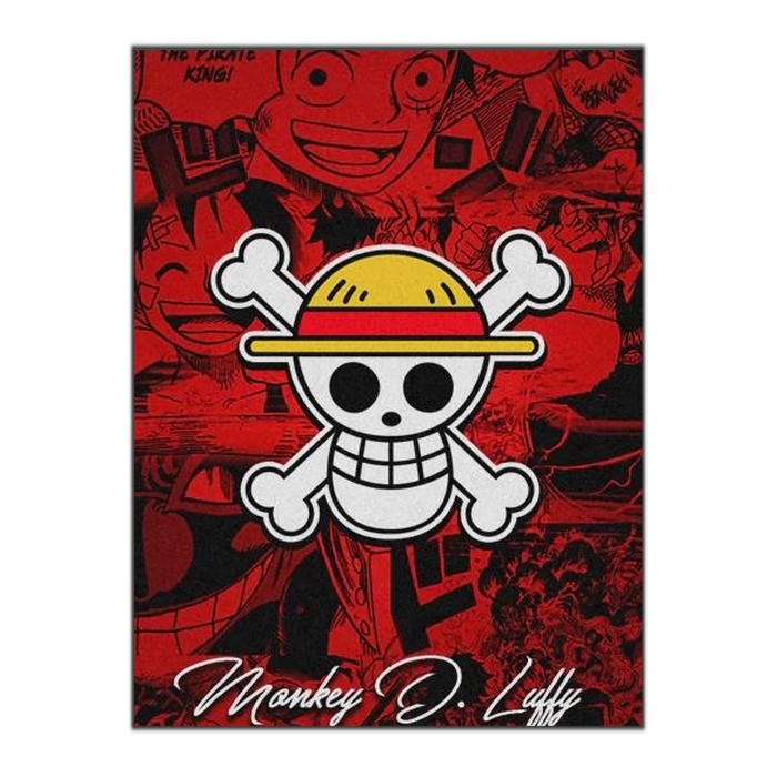 tableau toile one piece jolly roger monkey luffy 3