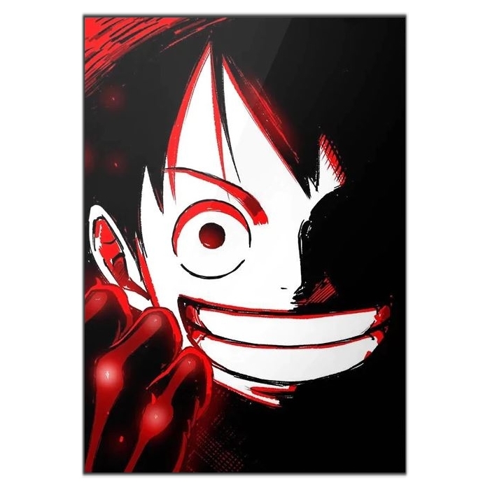 tableau toile one piece dyeing monkey luffy 4