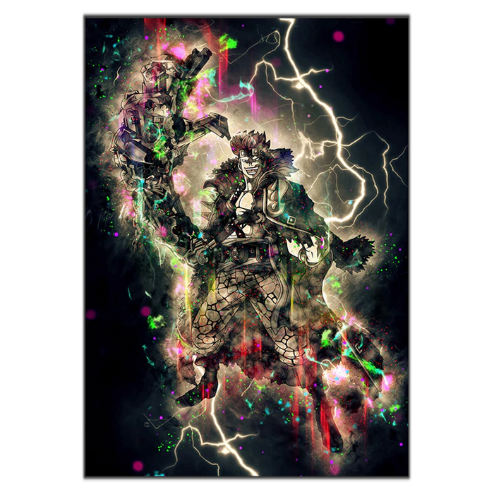 tableau toile one piece sparks eustass kid 4